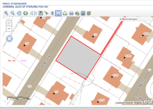 parcel G starts @ end of parcel A